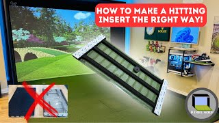 How To Build A DIY Hitting Insert For Your Golf Sim 2024!