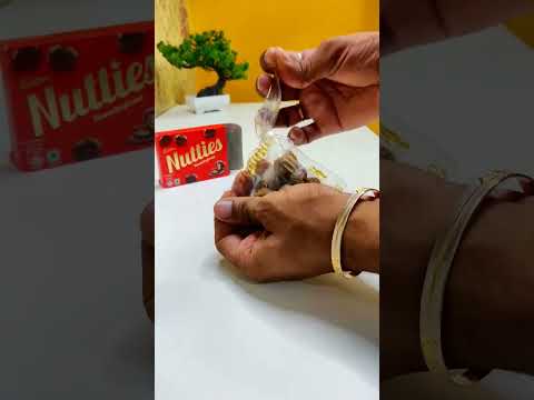 Nutties Chocolate #cadbury #asmr #chocolate #ytshorts #shorts