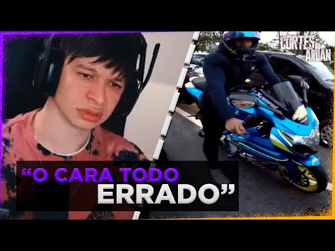 ARUAN REAGE A FECHADAS E DISCUSSÕES ENTRE MOTOQUEIROS (APAIXONADOS POR MOTORES) PARTE 1