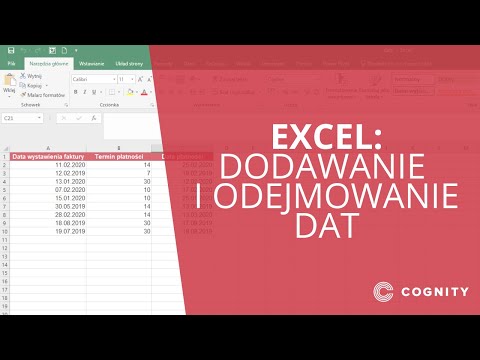 Excel: Dodawanie i odejmowanie dat