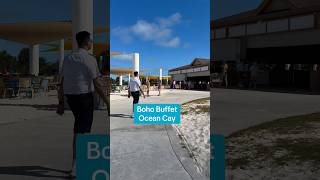 Boho Buffet at Ocean Cay was pretty good! #cruise #oceancay #buffet #msc