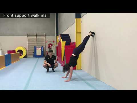 Adult Gymnastics - Intermediate handstand drills and how to fall out safely thumbnail