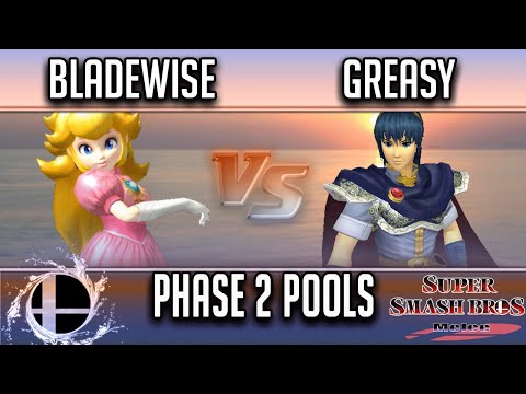 Smash'N'Splash 4  PHASE 2 POOLS -  Bladewise (Peach) vs  Greasy (Marth)