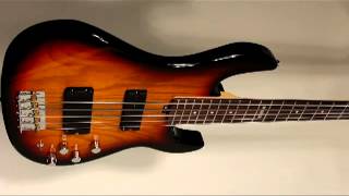 Video thumbnail for ESP LTD Surveyor 405 3 Tone Burst Bass Guitar by 6-String