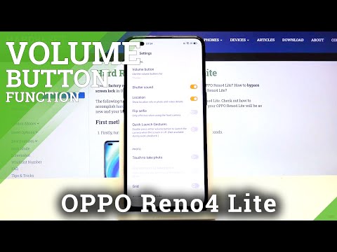 How to Change Volume Button Function in OPPO Reno4 Lite – Change Camera Volume Buttons