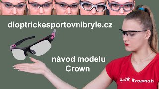 Crown, šedý, zabrousit lze pouze extra prohnutá dioptrická skla, báze 7,0 - 8,0