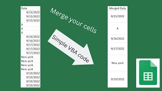 merge cells using vba simple code