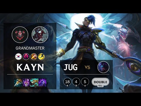 Kayn Jungle vs Rek'Sai - KR Grandmaster Patch 10.25