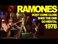 The RAMONES - Live 1978 (The Old Grey Whistle Test) - Don't Come Close, She's The One, Go Mental