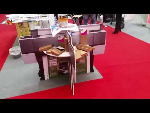Exhibition Booth Construction made of Reboard.