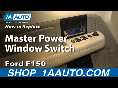 How To Replace Master Power Window Switch 04-08 Ford F-150