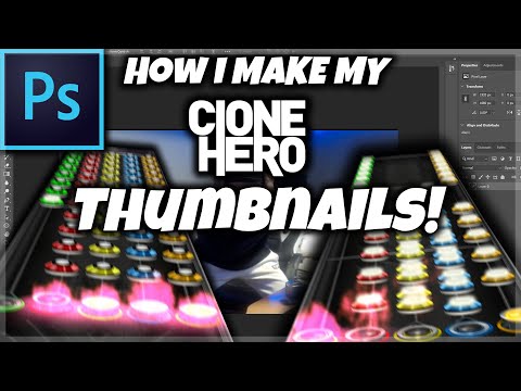 A BEGINNER'S GUIDE TO CLONE HERO THUMBNAILS IN PHOTOSHOP *WORKING 2023*