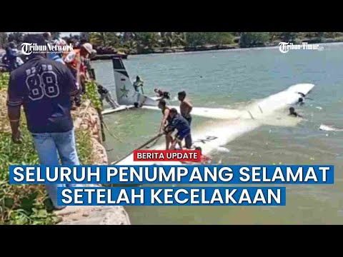 Pesawat Smart Air Jatuh di Nabire, Seluruh 15 Orang Selamat dan Dievakuasi