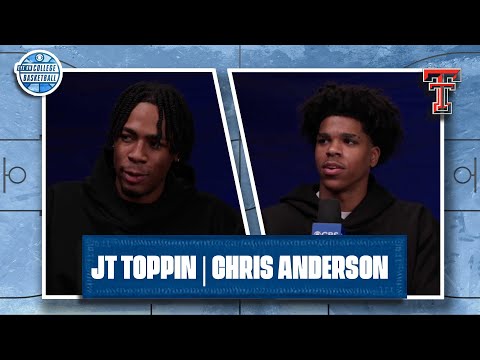Texas Tech Stars JT Toppin & Christian Anderson preview a big season for the Red Raiders