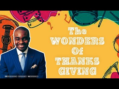 The Wonders of Thanksgiving | David Oyedepo Jnr