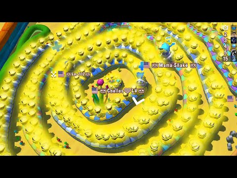 The Donut Of Light! Snake Rivals Pro Gameplay