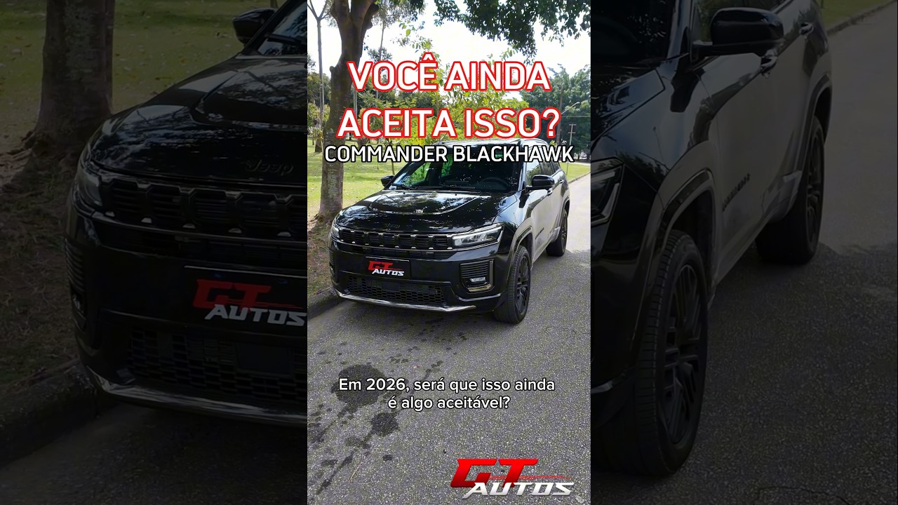 Você ainda aceita isso em 2026? Jeep Commander Blackhawk Flex 2027! #shorts