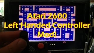 Atari 2600 Joystick Conversion for Left Handed Use!