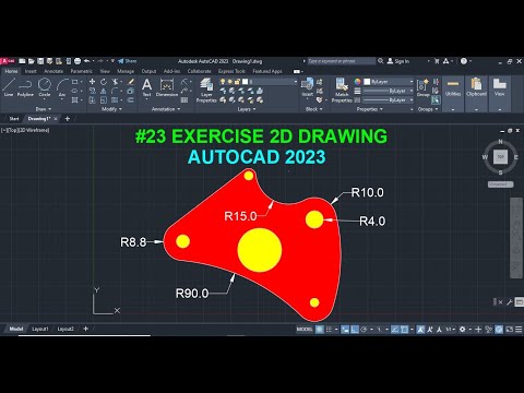 AutoCAD 2D exercise 1