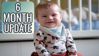 JASPER'S 6 MONTH BABY UPDATE | He Rolled Over? Leap 4 Big Developments! Sitting Up & Teething??