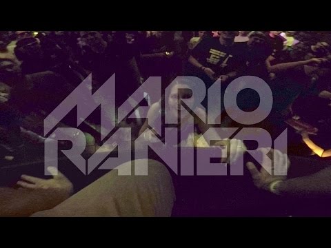 Mario Ranieri kissing girlfriend during break of "Schranz on me" at Apokalypsa Brno, Czech Republic