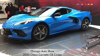 Chicago AutoShow 2020 Chevy C8 Corvette Coupe (Rapid Blue)
