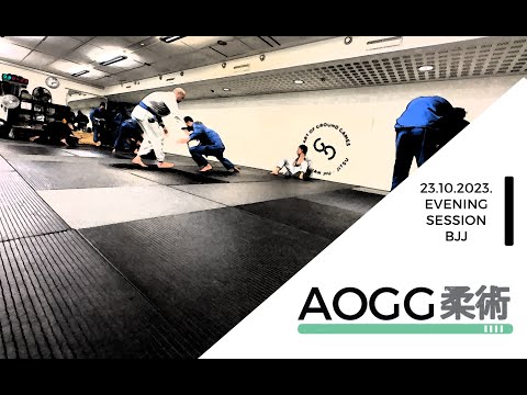 Monday evening, BJJ half guard rollz @artofgroundgames in Helsinki on 23th of October 2023!
