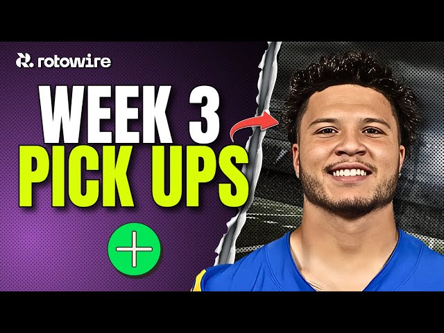 Fantasy Football Week 3 Early Waiver Wire Adds
