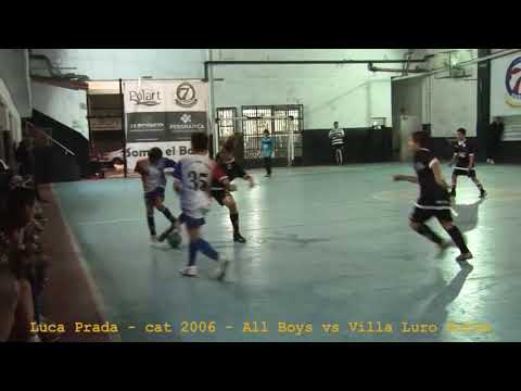 4 goles y 2 tiros al palo Luca Prada cat2006 All Boys futbol frente a Villa Luro Norte  babyparatodo