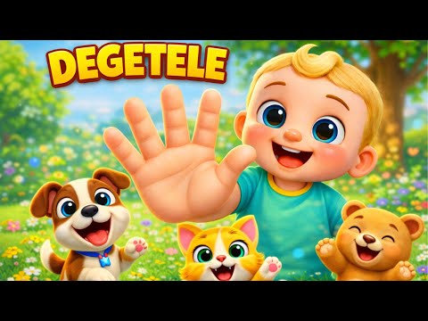 Învață Degetele cu Familia Degețel! 🖐️ Cântece Educative pentru Copii