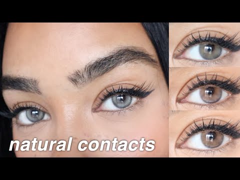 The BEST Affordable, Natural Contact Lenses! 5 NEW Shades From JUST4KIRA | For Dark Brown Eyes