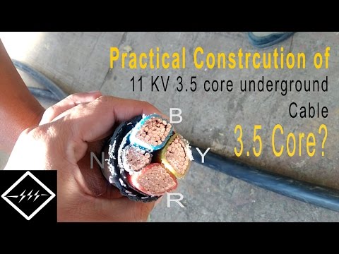 Construction of underground cable