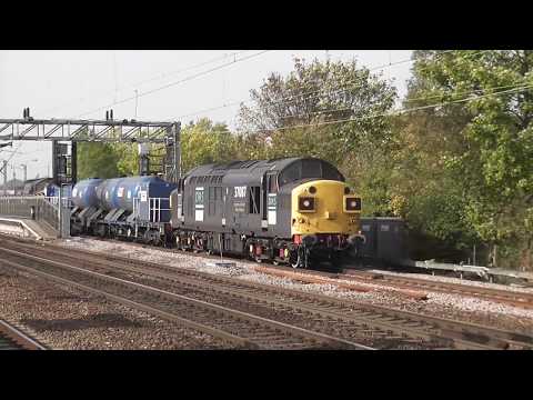 (HD) DRS 37's at Colchester - 24/10/11 Featuring 37087, 37194 & 37510.