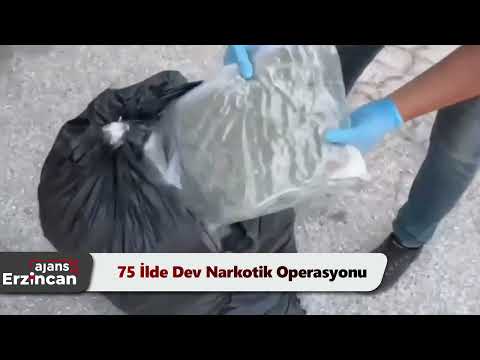 75 İlde Dev Narkotik Operasyonu