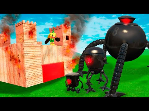 ¿Podrá la FAMILIA de OMNIDROIDS DESTRUIR mi BUNKER? - Garry's Mod