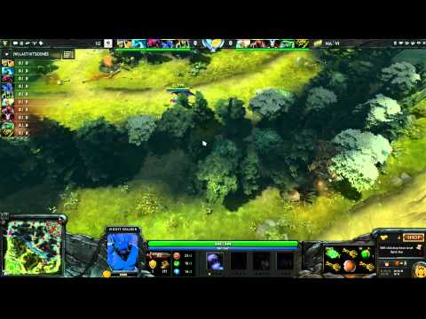 iG vs Na`Vi Game 1, Winner Bracket Semifinals - The International - English Commentary