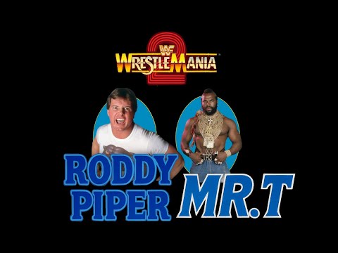 Wrestlemania 2 - Roddy PIper vs Mr. T - Boxing Match (New York) #wwe #wcw #aew