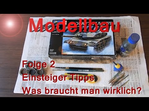 Modellbau Folge 2: Einsteiger Tipps - Was brauche ich wirklich? Anfangen mit weniger als 30€