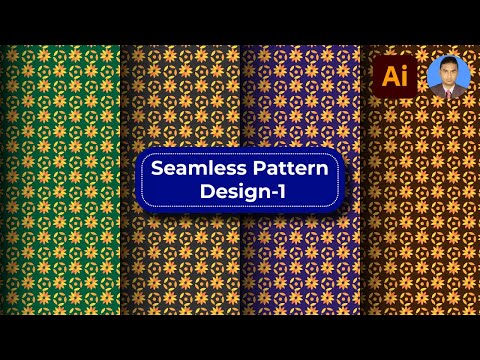 How to create Seamless pattern design in Adobe Illustrator free course Pattern design for Freepik