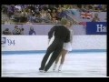 Torvill Dean GBR 1994 Lillehammer Ice Dancing Free Dance US CBS