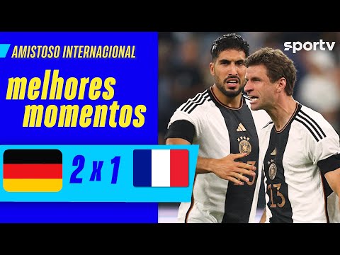 Gols e lances de Alemanha x França