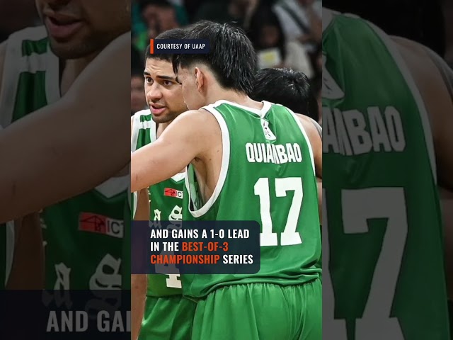UP arrests La Salle streak in dominant Game 1 show, nears UAAP crown