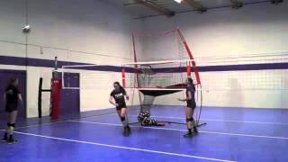 BowNet Volleyball Practice Station -- Hitting
