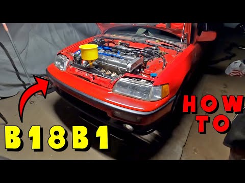 HOW TO (KINDA) : B Swap Your 88-91 CIVIC/CRX/SEDAN/WAGON