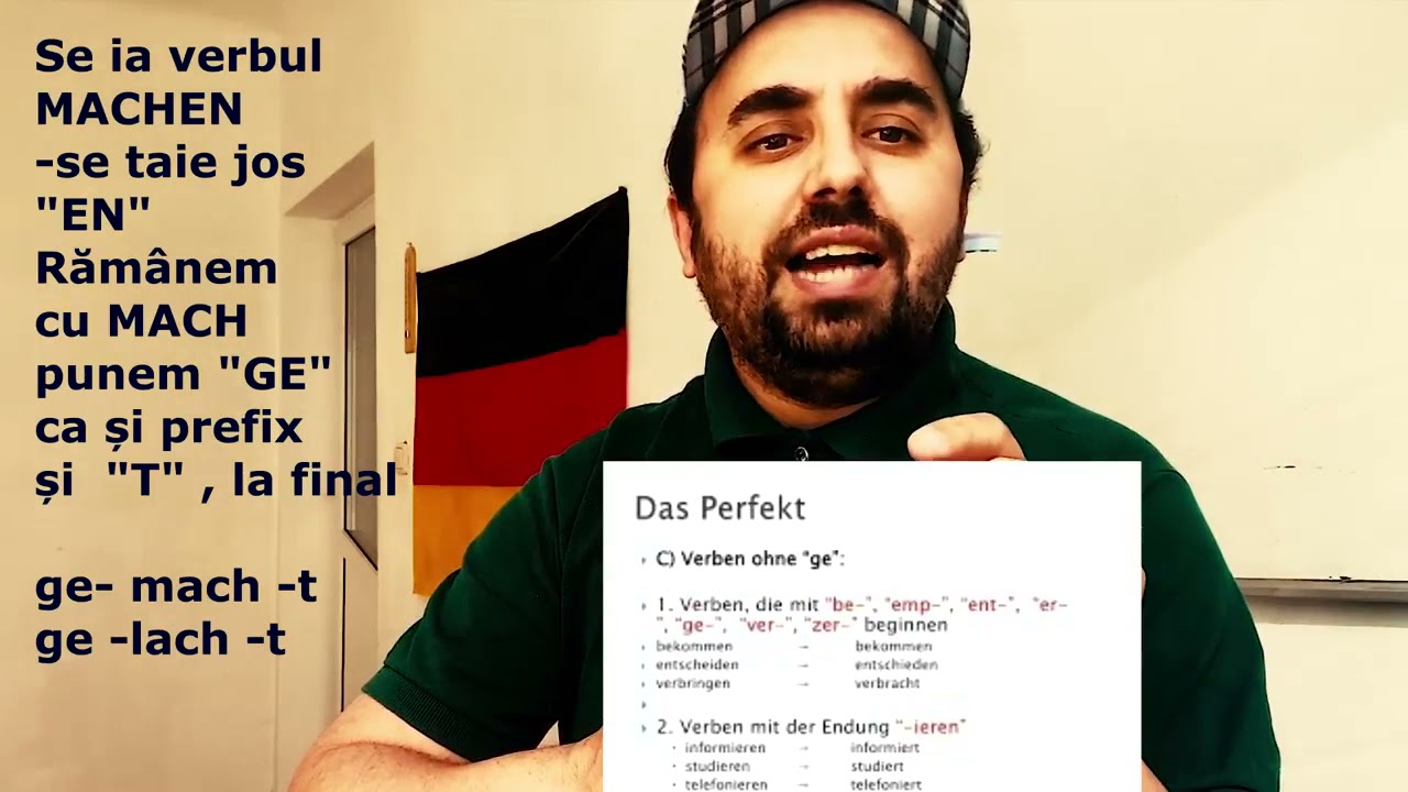 Cum vorbim in germana la trecut (PERFEKT)sau perfectul compus Invata limba germana. A2 B1