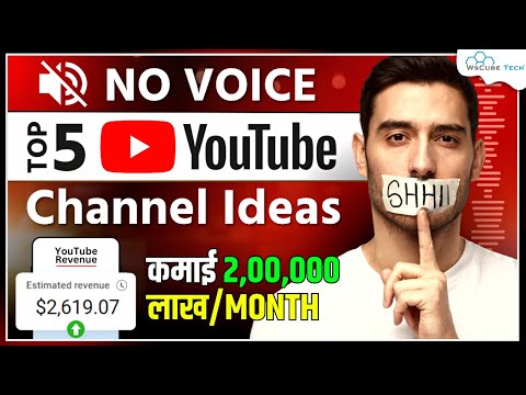 Best 5 YouTube Channel Ideas No Voice No Face No Competition
