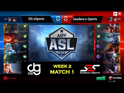 ASL 2018 Season 1 Week 2 - DG ESPORT VS SAUDARA ESPORT (Match 1)