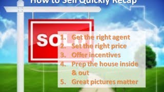 How to Sell Your Home Fast by RealEstate.com