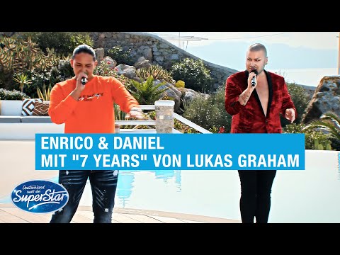 Duett 04: Enrico Juniku &amp; Daniel Ludwig mit "7 Years" von Lukas Graham | DSDS 2021