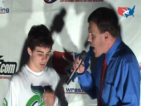 Junior Freestyle 105 pound champion Ross Spencer of Connecticut